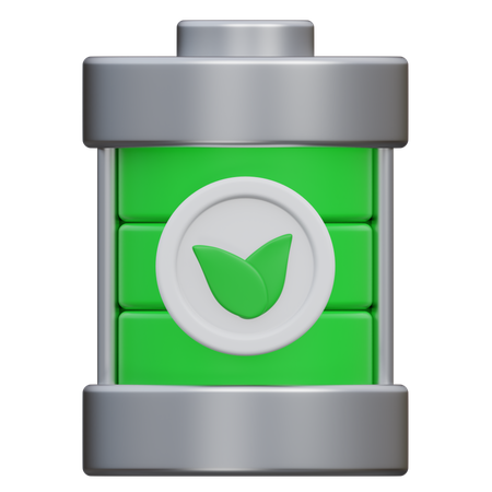 Bio Battery  3D Icon
