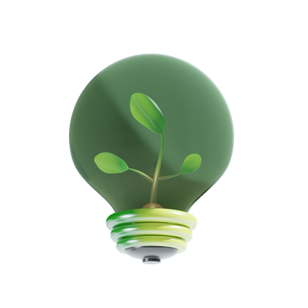 Bio Bulb  3D Icon