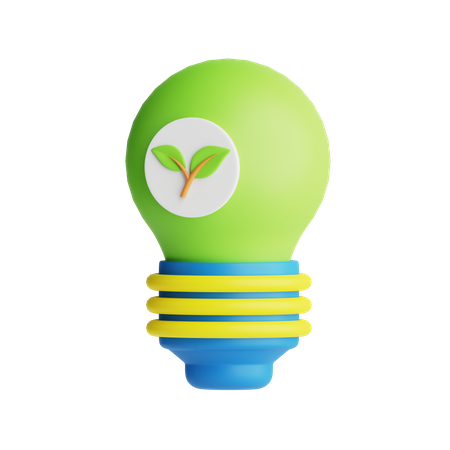 Bio Bulb  3D Icon