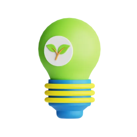 Bio Bulb  3D Icon