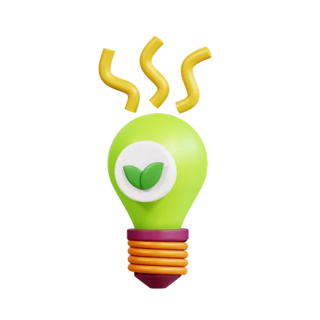 Bio Bulb  3D Icon