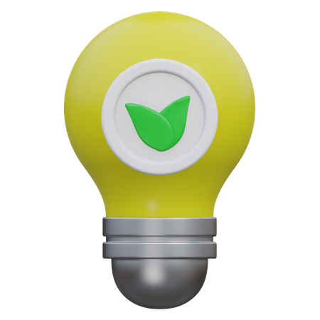 Bio Bulb  3D Icon