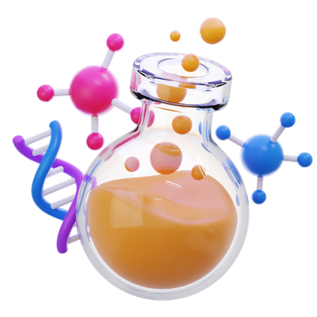 Bio Chemistry  3D Icon