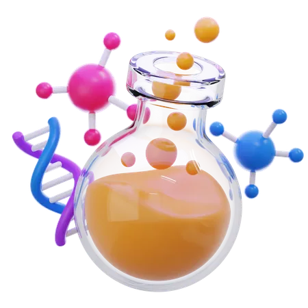 Bio Chemistry  3D Icon