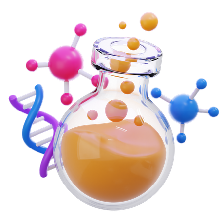 Bio Chemistry  3D Icon