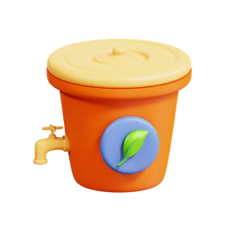 Bio Compost  3D Icon