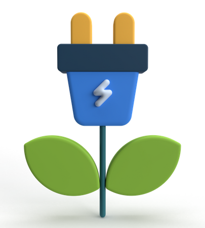 Bioenergía  3D Icon