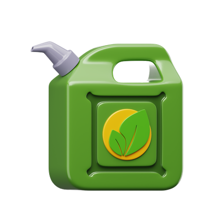 Bio Fuel Container  3D Icon