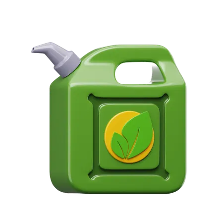 Bio Fuel Container  3D Icon