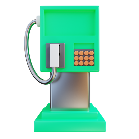 Bio Fuel Pump 3D Icon