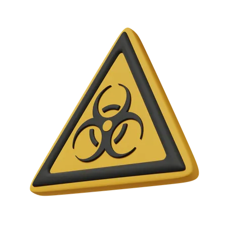 Bio Hazard Sign  3D Icon