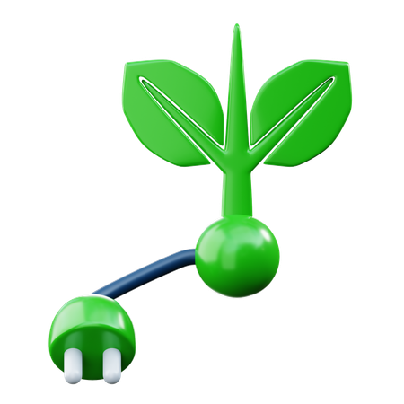 Bio Mass Energy  3D Icon