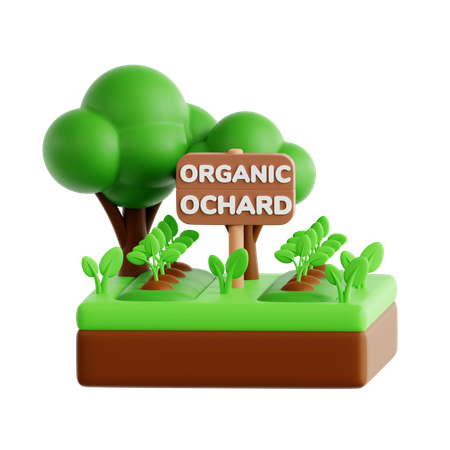 Bio-Obstgarten  3D Icon