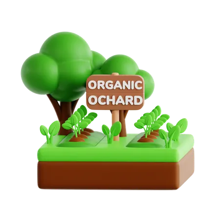 Bio-Obstgarten  3D Icon