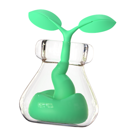Bio Plant  3D Icon