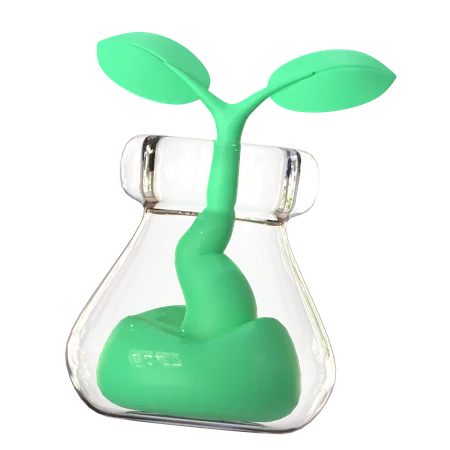 Plante biologique  3D Icon