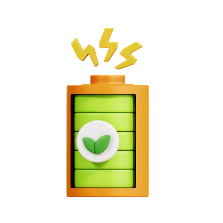 Biobatterie  3D Icon