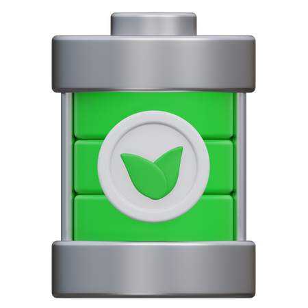Biobatterie  3D Icon