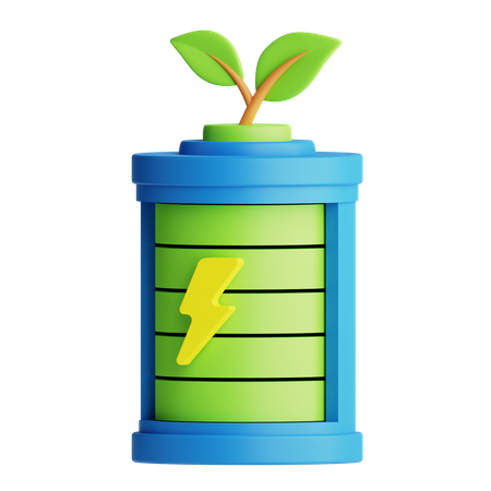 Biobatterie  3D Icon