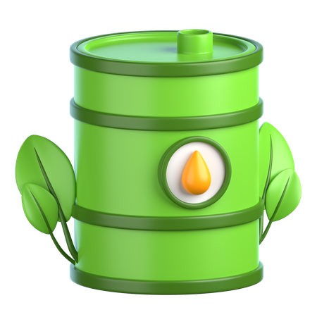 Biocombustible  3D Icon