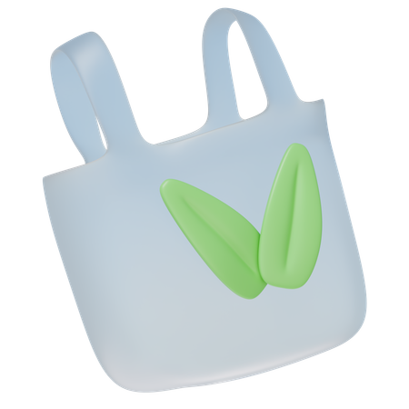 Biodegradable Bag  3D Icon