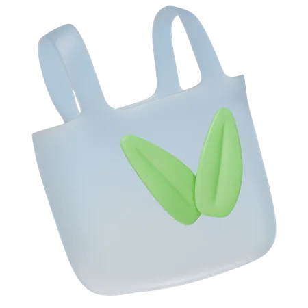 Biodegradable Bag  3D Icon