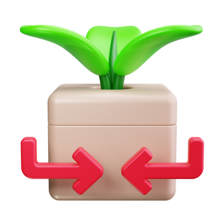 生分解性包装  3D Icon