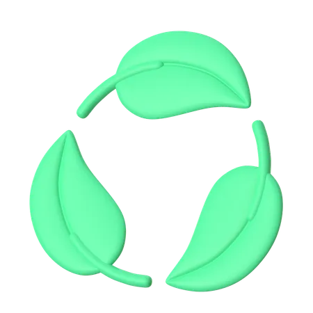 Biodegradável  3D Icon