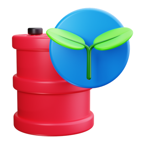 Biofuel  3D Icon