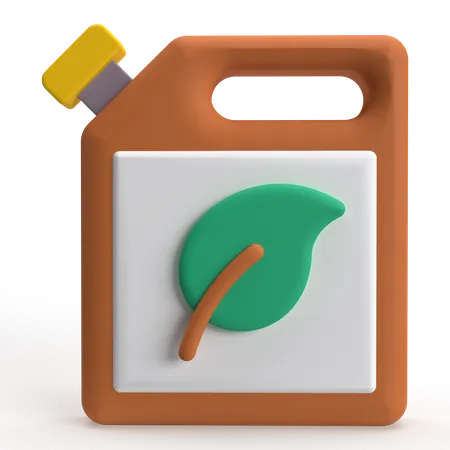 Biofuel  3D Icon