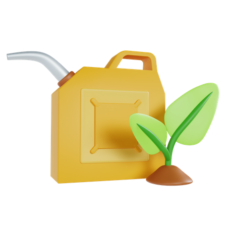 Biofuel  3D Illustration