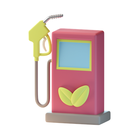 Biofuel Station  3D Icon