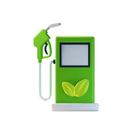 Biofuel Station  3D Icon