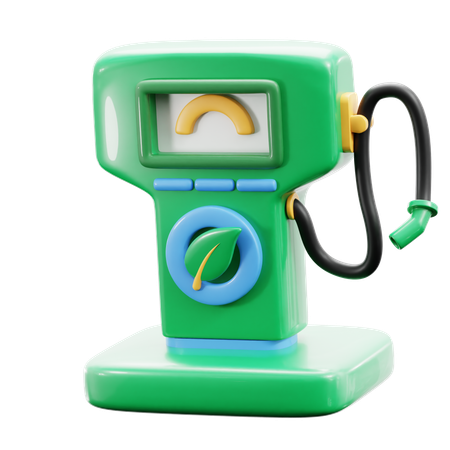 Biofuel Station  3D Icon