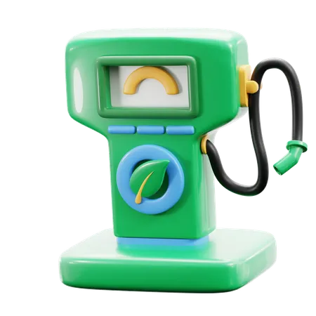 Biofuel Station  3D Icon