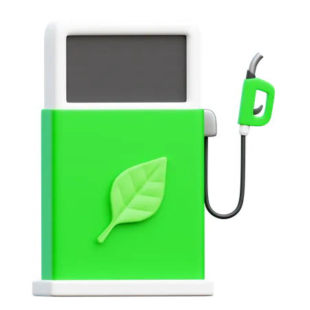 Biofuel Station  3D Icon