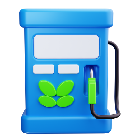 Biofuel Station  3D Icon