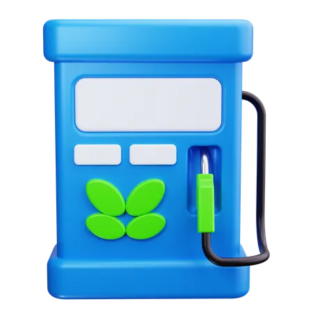 Biofuel Station  3D Icon