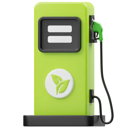 Biofuel Station  3D Icon