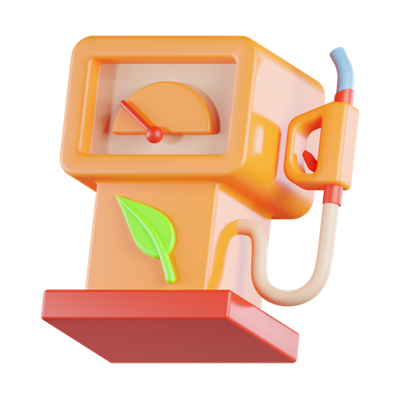 Biofuel Station  3D Icon