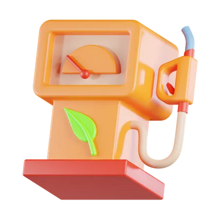 Biofuel Station  3D Icon