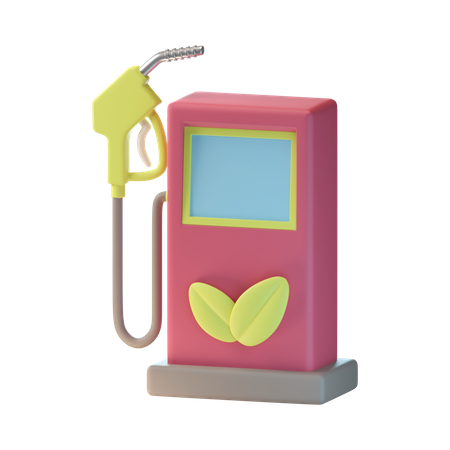 Biofuel Station 3D Icon
