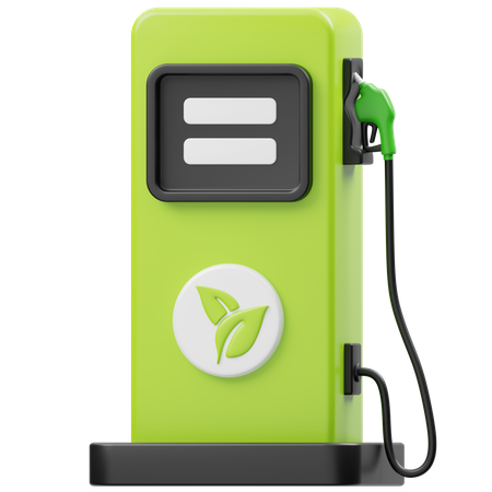 Biofuel Station 3D Icon