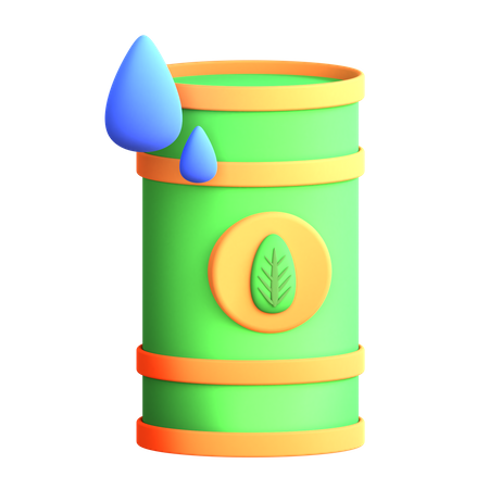 Biofuel Tank  3D Icon