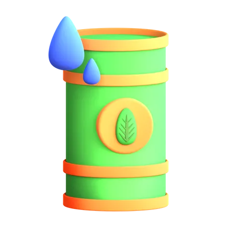 Biofuel Tank  3D Icon