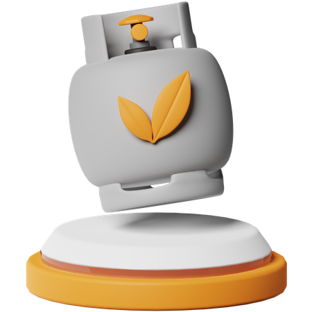 Biogás  3D Icon