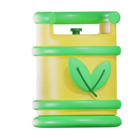 Biogasanlage  3D Icon