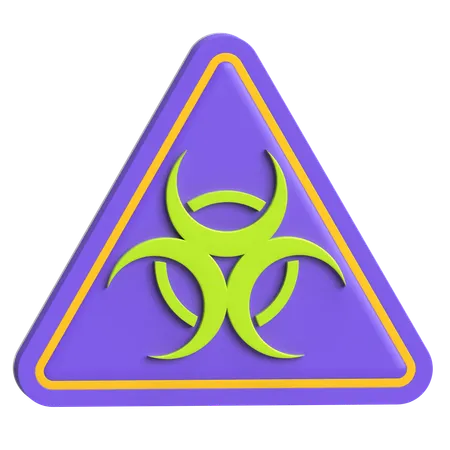 Biogefährdungsalarm  3D Icon