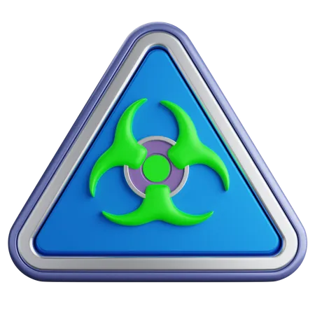 Biogefährdungssymbol  3D Icon