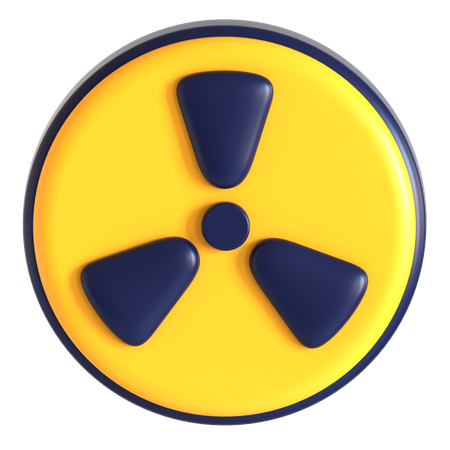 생물학적 위험  3D Icon